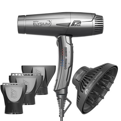 Parlux Elysium + Magic Compact Metal   Haartrockner mit Diffusor