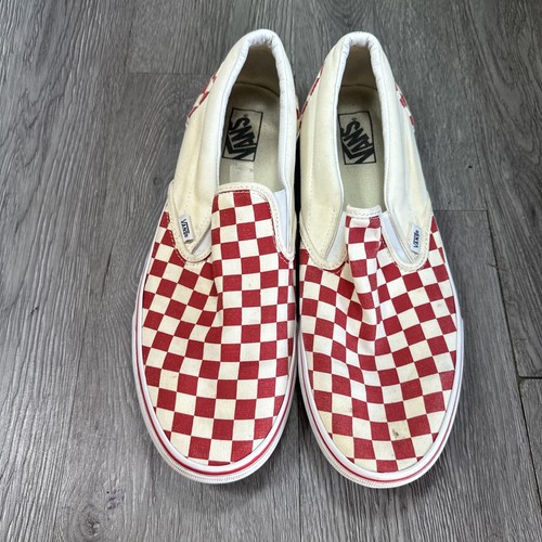 Vans Classic Slip-On VN0A5JMH8LF Mens Red Skate Inspired Sneakers Shoes 13 - Picture 4 of 8