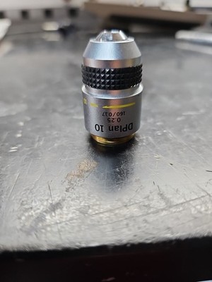 Olympus Microscope objective A 10 PL 10X/0.25 160/0.17 Phase Contrast CH2 BH2
