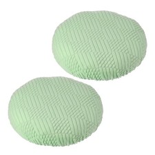 2Pcs Bar Stool Cover Elastic Bar Stool Seat Covers for 14"-18" Chair Green