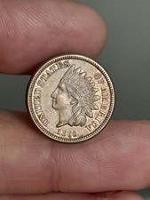 1860 Indian Cent AU+ #1