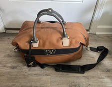 Diane Von Furstenberg DVF leather Satchel Bag handbag Tote bag Brown Black Grey