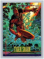 1993 Marvel Universe IV #71 Tiger Shark Super-Villains Skybox Trading Card