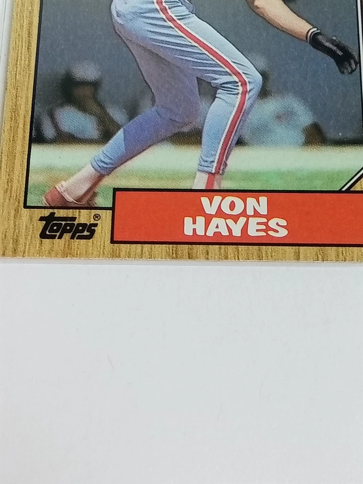 Von Hayes #666 Topps Phillies Card 1987 - Image 2 of 4