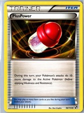 PlusPower Black & White 96/114 Uncommon Moderately Played - Pokemon Card