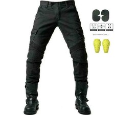 Pantaloni moto uomo sicurezza pantaloni da corsa moto jeans protezione ginocchia pantaloni cargo nuovi