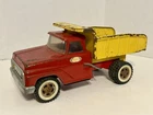 Vintage 1960's Tonka Dump Truck Yellow Red