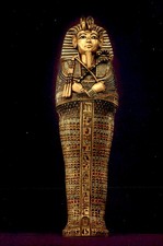 Canopic Coffin, Tutankhamun, Egyptian Museum, Cairo, 2334, Treasures, Postcard