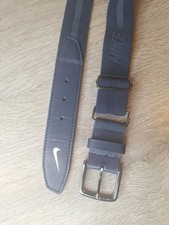 NIKE Blue Stretch Adjustable Belt ONE SIZE Swoosh Logo