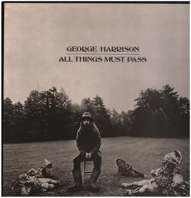 George Harrison All Things Must Pass POSTER, HARDCOVER Apple Vinyl LP-Box