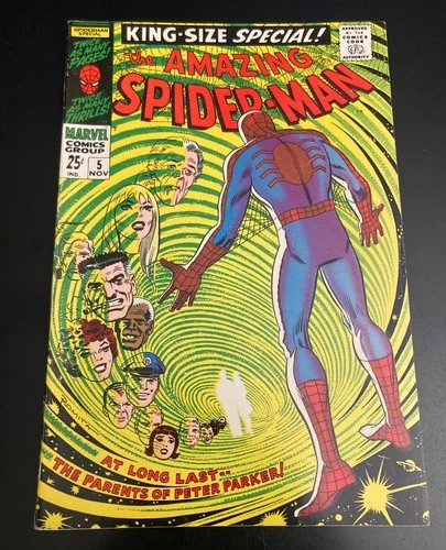 AMAZ SPIDER-MAN King-Size Special #5 (1968) VF to VF/VF+ *Very Bright & Glossy!*