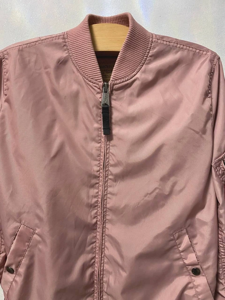 Alpha Industries MA-1 Pink Bomber Jacket Women’s Medium — Iconic Flight Style - Image 3 of 4
