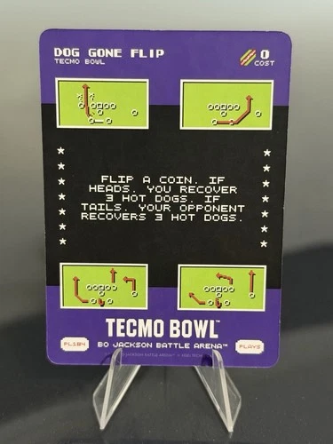 2026 Tecmo Bowl Bo Jackson Battle Arena #PL184 Dog Gone Flip