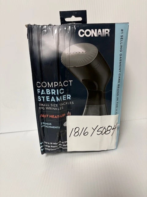 Conair Fabric Steamer Handheld Powerful Lightweight Clothing Wrinkle Remover New