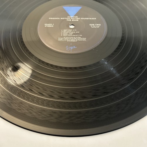 Captive Movie Soundtrack Vinyl Record LP The Edge U2 Sinead O’Connor Virgin 1987 - Picture 10 of 11