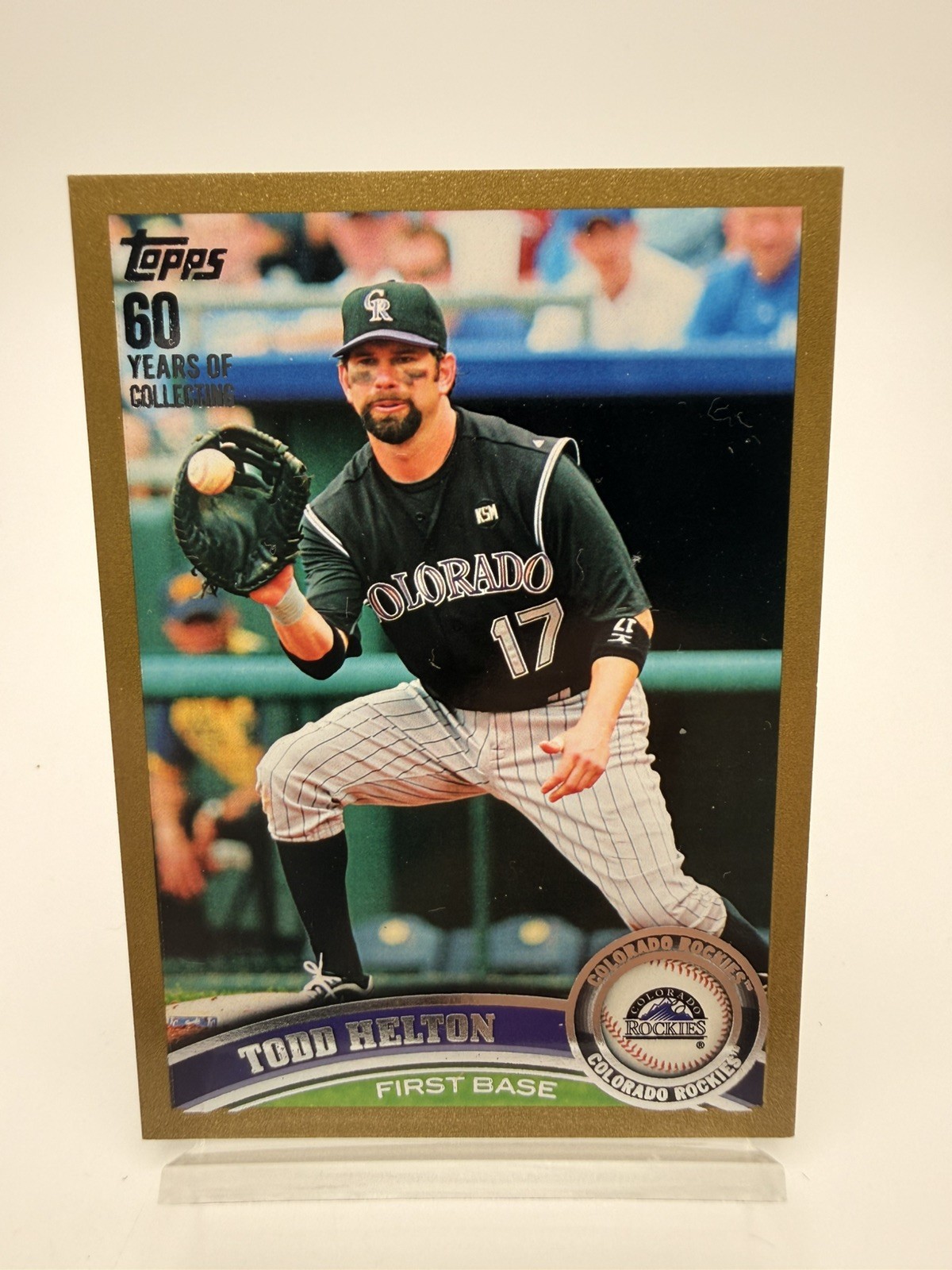 2011 Topps #220 Todd Helton Gold /2011 Colorado Rockies