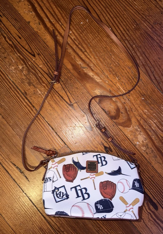 Tampa Bay Rays Dooney And Bourke Crossbody Purse MLB Baseball - Image 2 of 4