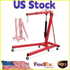 Folding Cherry Picker Engine Hoist,2Ton Engine Hoist,Mobile Hydraulic Engine Cra