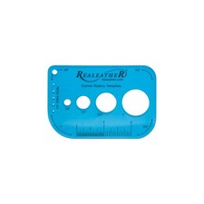 Corner Radius Template Tool  Stitch Guide - Acrylic Leathercraft Tool - Ruler