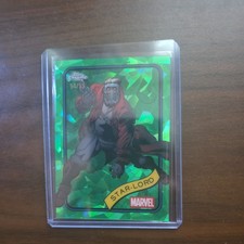 2025 Topps Chrome Marvel Sapphire Green #104 Star-Lord 94/99