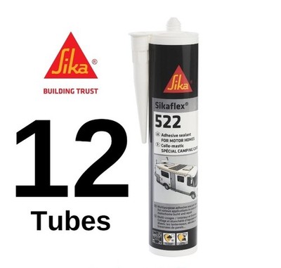 12 x Sika Sikaflex 512 Now 522 weiß Wohnwagen Wohnmobil Dichtstoff STARKE Bindung 300ml