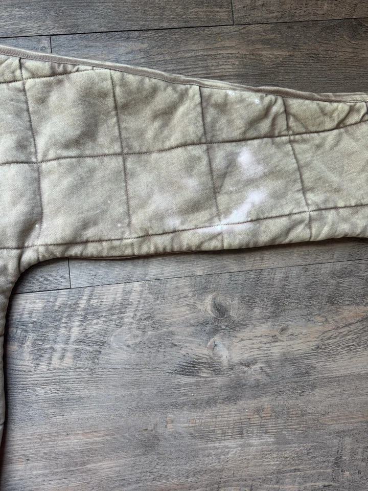 Chaqueta tejida acolchada para mujer Free People Dolman de gran tamaño con cremallera, talla L Foto 3 de 4