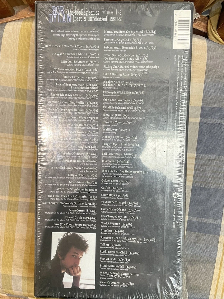 Bob Dylan The Bootleg Series Vol 1-3 Cassettes Rare 1961-1991 3xCS EXCELLENT - Image 3 of 3