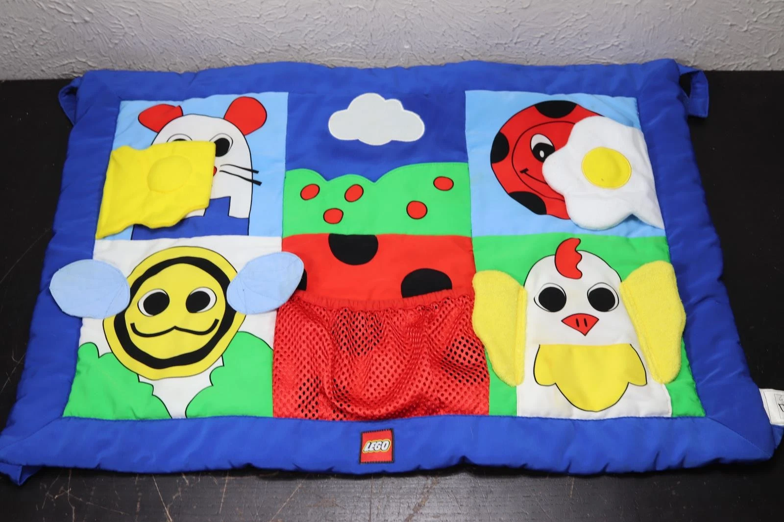Vintage 1999 LEGO Primo Peek A Boo Playmat Soft Activity Center / Crib / Sounds