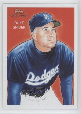 2010 Topps National Chicle Bazooka Back Duke Snider by Jason Davies #166 HOF h3a