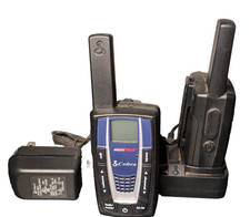 Lot of 2 Cobra CXR700-CD MicroTalk Walkie Talkie Two Way Radios Working See Vid