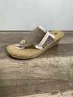 White Mountain Beachball Wedge Sandals Women's size 9.5 M (Fa-1128) — photo 1