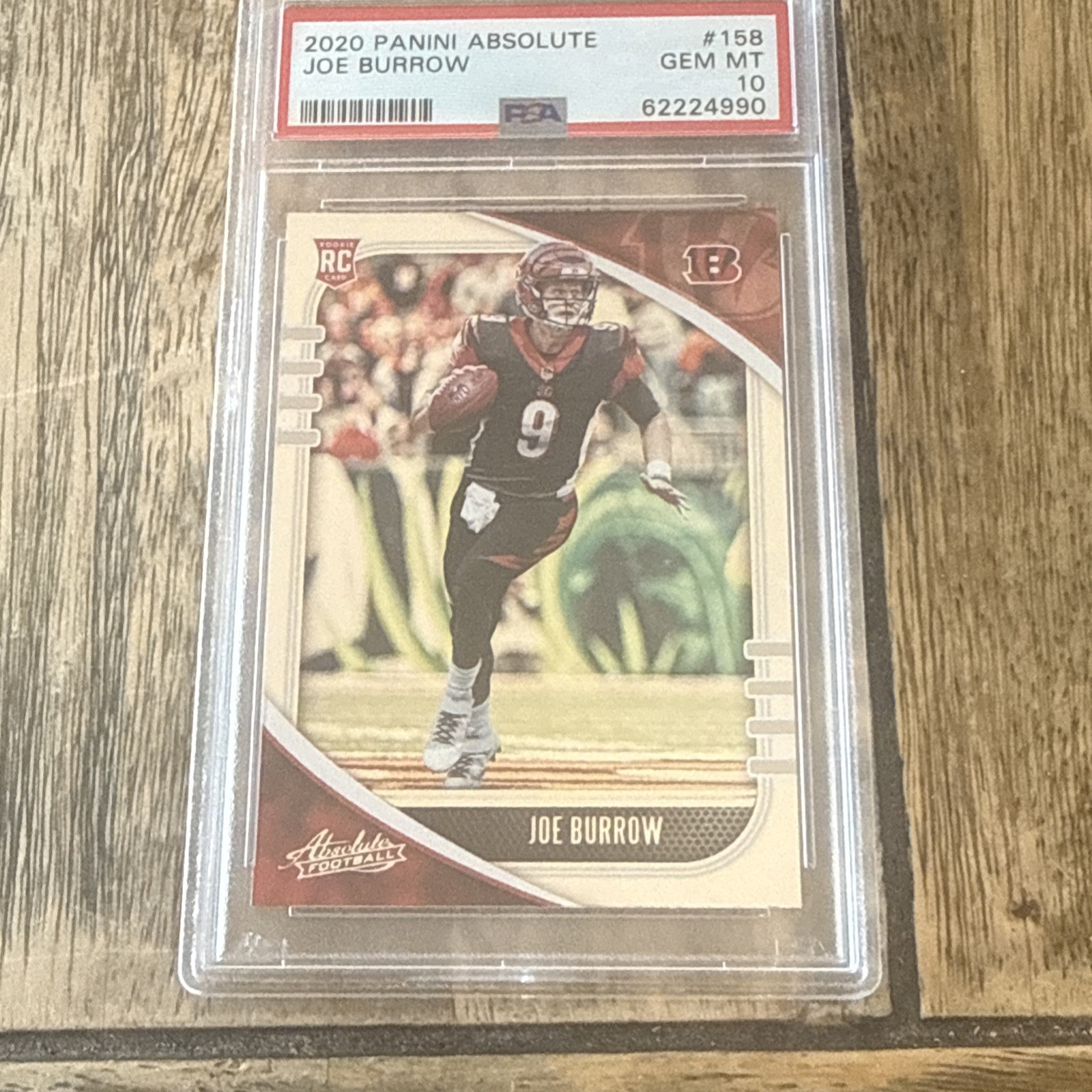 Joe Burrow Panini Absolute Rookie Force Relics #1 Base