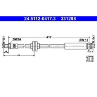 ATE 24.5112-0417.3 Bremsschlauch