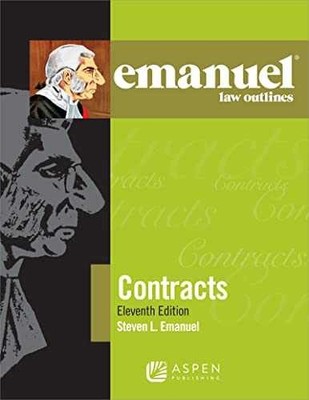 Emanuel Law Outlines Contracts - Paperback, by Emanuel Steven L. - Good
