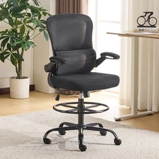 Drafting Chair Tall Office Executive Ergonomic Computer Standing Desk Chair