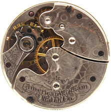 1903 WALTHAM POCKET WATCH MOVEMENT 12984407 GRADE: SEASIDE 0s 7j SS3