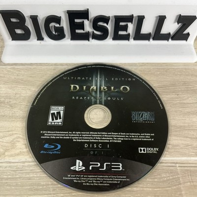 Diablo III Reaper of Souls Ultimate Edition PlayStation 3 PS3 Tested Disc