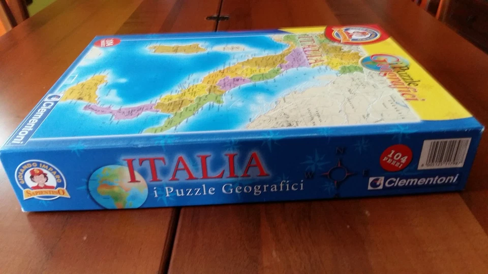 Italia, I puzzle geografici Clementoni 104 pz Sapientino - Immagine 3 di 4