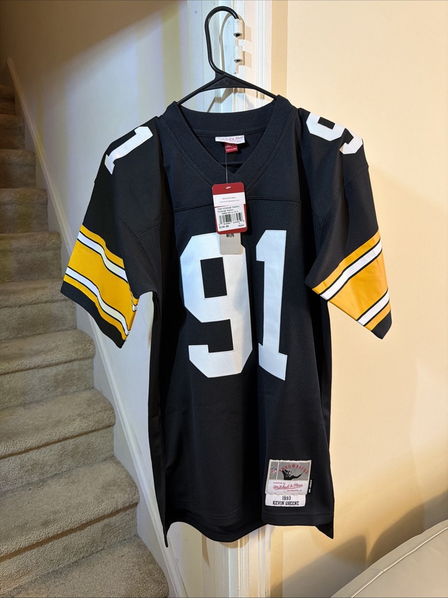 NEW MITCHELL AND NESS JERSEY PITTSBURGH STEELERS KEVIN GREENE