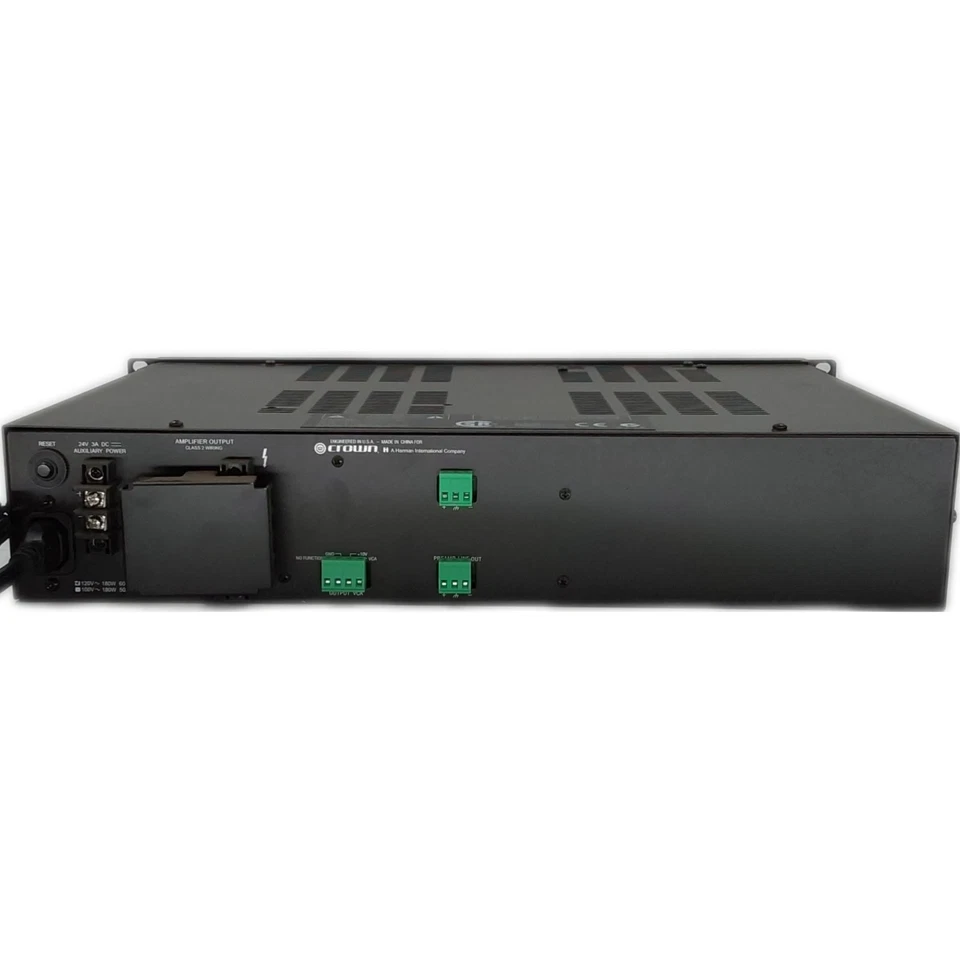 CROWN 180A Single Channel Audio Power Amplifier with Rackmount - Image 4 of 4