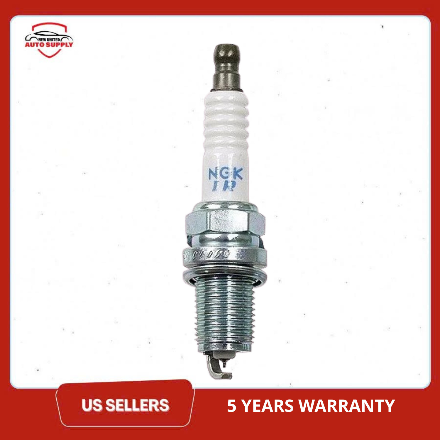 Set of 4 NGK Laser Iridium Resistor Performance Power Spark Plugs IFR6J11/7658