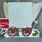 Vintage Coca Cola Advertising Wagon Price Menu Board Sign Coke Soda Pop Diner