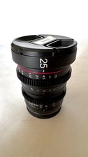 Meike 25mm T2.2 Large Aperture Wide Angle Manual Focus Prime Mini Cinema Lens -