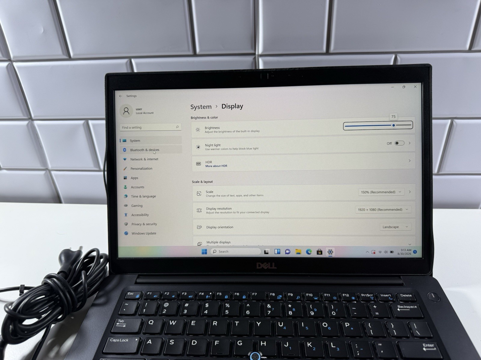 dell latitude 7490, 14-Inch Laptop, with Intel Core i7-8650U, 256 GB SSD (Solid State Drive), Windows 11 Pro
