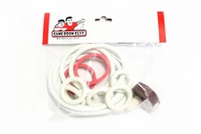 Gottlieb Capt. Card Pinball Machine Replacement Repair Rubber Ring Kit White