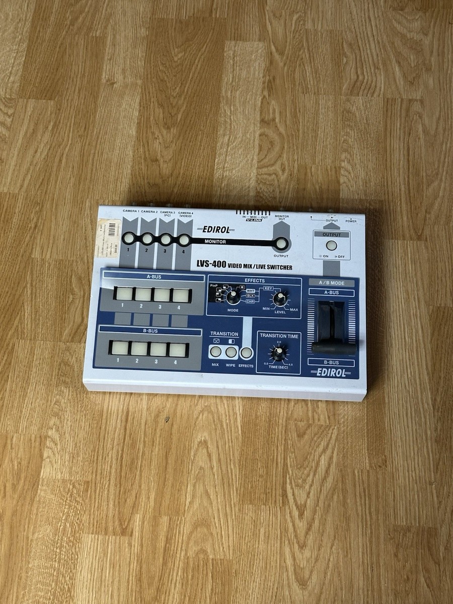 Roland Edirol Lvs-400 Video Mixer Live Switcher Controller for