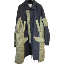 Sacai MA-1 Long Military Coat Men  s Size 1 Used Excellent Condition