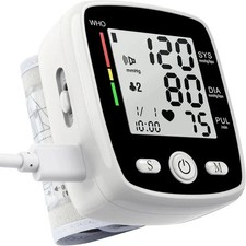 Blood Pressure Monitor with Carrying Case Portable easy to use