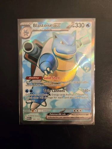 Blastoise ex 184/165 Sv: Scarlet & Violet 151 Holo