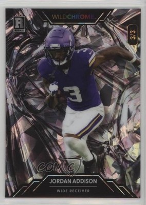 2023 Wildchrome Pro-Look Football Promo 3/3 Jordan Addison Rookie RC 1j2e